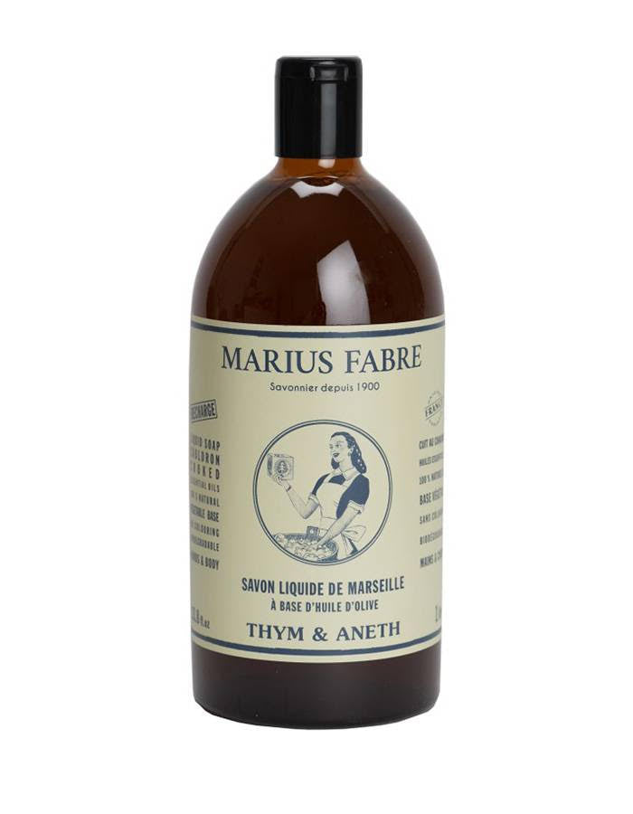 Marius Fabre Refill Såpe Timian & Anis 1 ltr